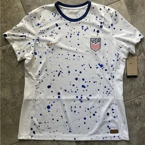 Nike USA Soccer Team White Jersey Women’s Size XL DR5578-101 NEW WORLD CUP 2026